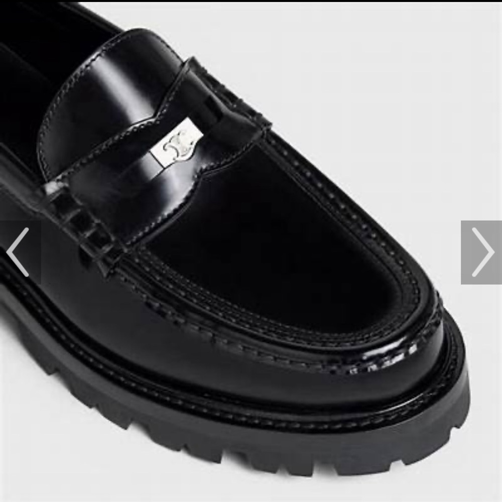 Celine Margaret chunky penny loafer .. size 39 like new!